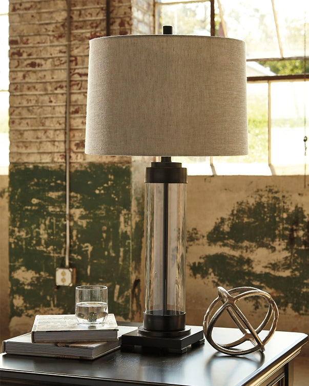 Ashley Express - Talar Glass Table Lamp (1/CN)