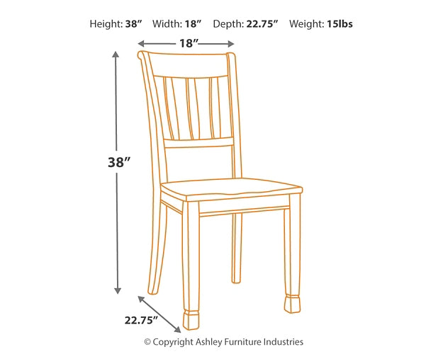 Ashley Express - Whitesburg Dining Room Side Chair (2/CN)