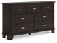 Covetown Twin Panel Bed with Dresser