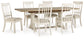 Shaybrock Dining Table and 6 Chairs with Storage