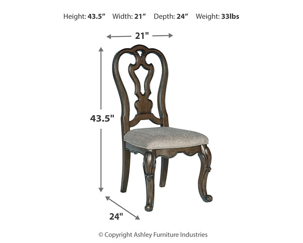 Maylee Dining Table and 6 Chairs with Storage