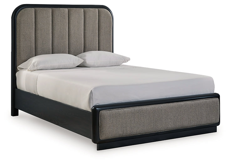 Rowanbeck  Upholstered Panel Bed