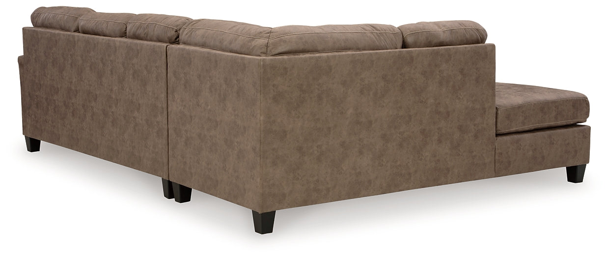 Navi 2-Piece Sectional with Ottoman