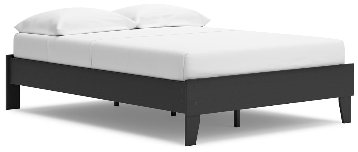 Ashley Express - Socalle Full Platform Bed with Dresser and 2 Nightstands