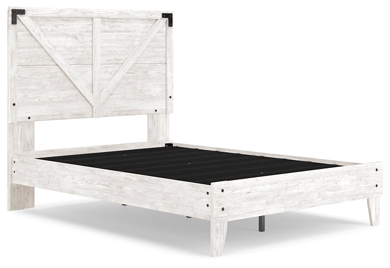 Ashley Express - Shawburn Full Platform Bed with Dresser and Chest