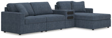 Load image into Gallery viewer, Modmax 4-Piece Sectional with Chaise and Audio Console
