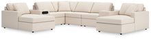 Load image into Gallery viewer, Modmax 8-Piece Double Chaise Sectional with Audio and Storage Consoles
