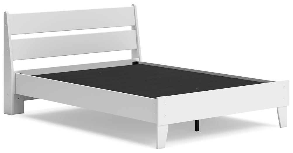 Ashley Express - Socalle Full Panel Platform Bed with 2 Nightstands