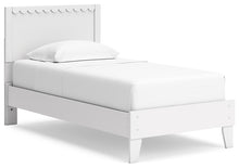 Load image into Gallery viewer, Ashley Express - Hallityn Twin Panel Platform Bed with Nightstand
