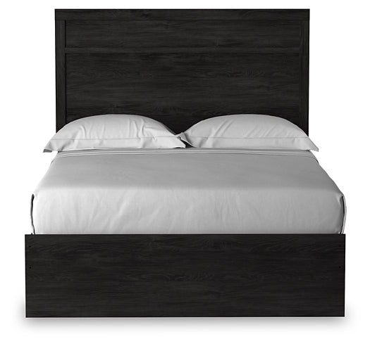 Belachime Full Panel Bed with Dresser and 2 Nightstands