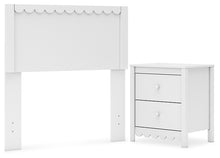 Load image into Gallery viewer, Ashley Express - Hallityn Twin Panel Headboard with Nightstand
