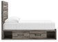 Graystorm  Panel Storage Bed