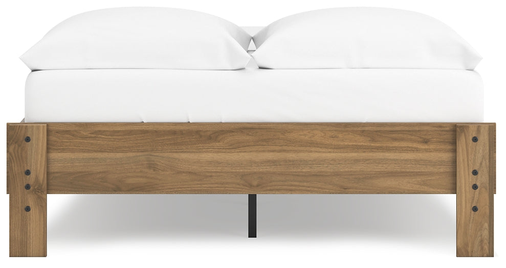 Ashley Express - Deanlow Full Platform Bed with Dresser, Chest and Nightstand