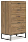 Ashley Express - Deanlow Full Panel Headboard with Dresser, Chest and 2 Nightstands