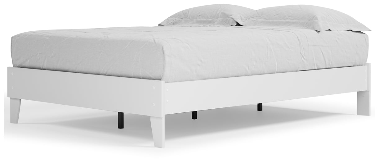 Ashley Express - Piperton Queen Platform Bed with Dresser and Chest