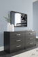 Ashley Express - Finch Queen Panel Headboard with Dresser, Chest and 2 Nightstands