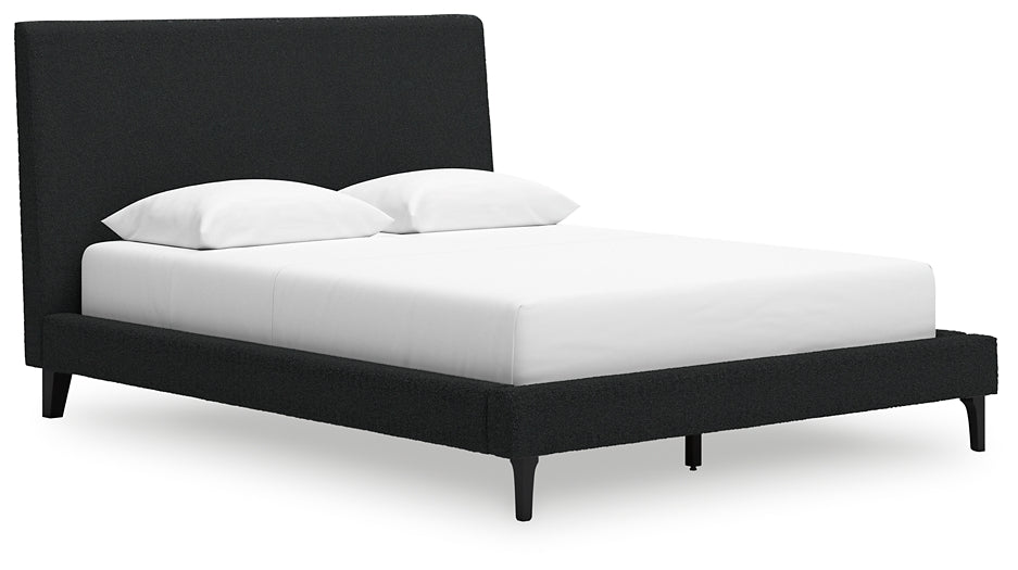 Cadmori Queen Upholstered Bed with Dresser and 2 Nightstands