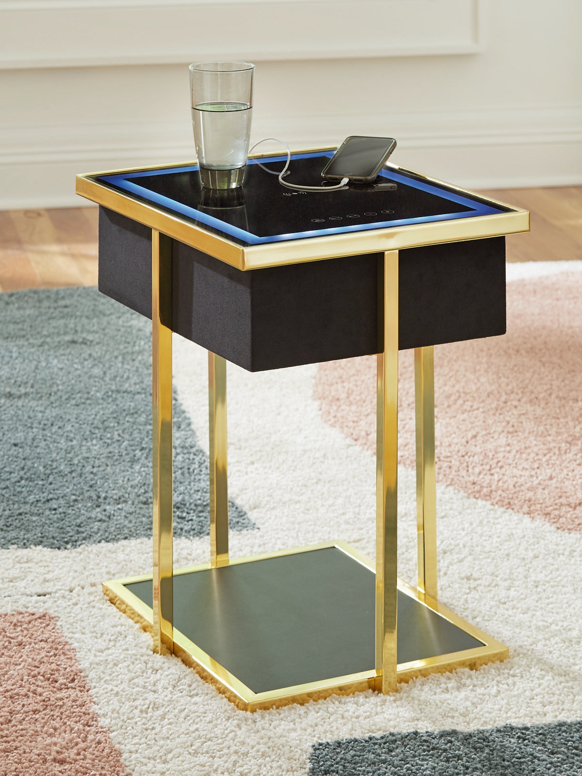 Ashley Express - Rexwell Accent Table with Speaker