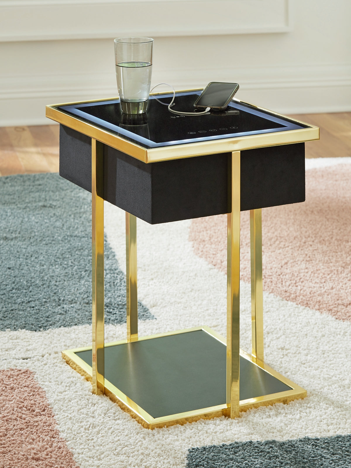 Ashley Express - Rexwell Accent Table with Speaker