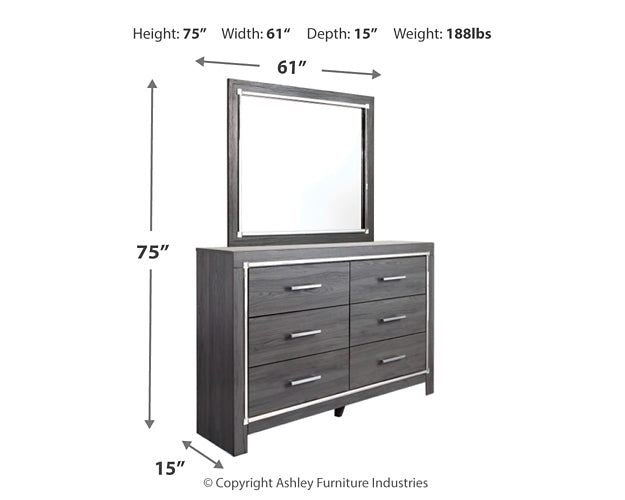 Lodanna Dresser and Mirror