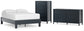 Ashley Express - Simmenfort Full Platform Bed with Dresser and Chest