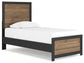 Vertani Twin Panel Bed with Dresser and 2 Nightstands