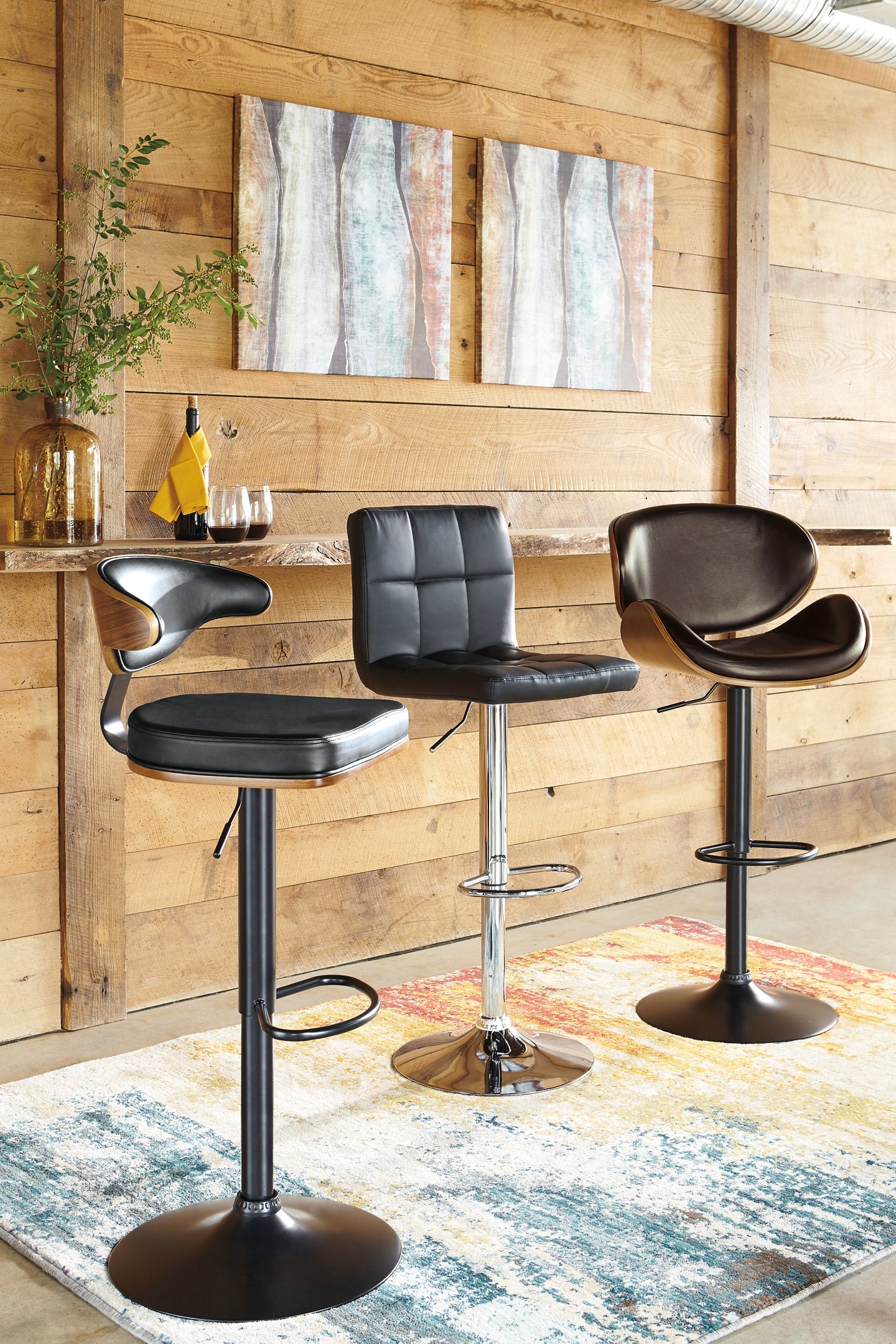 Ashley Express - Bellatier Tall UPH Swivel Barstool(1/CN)