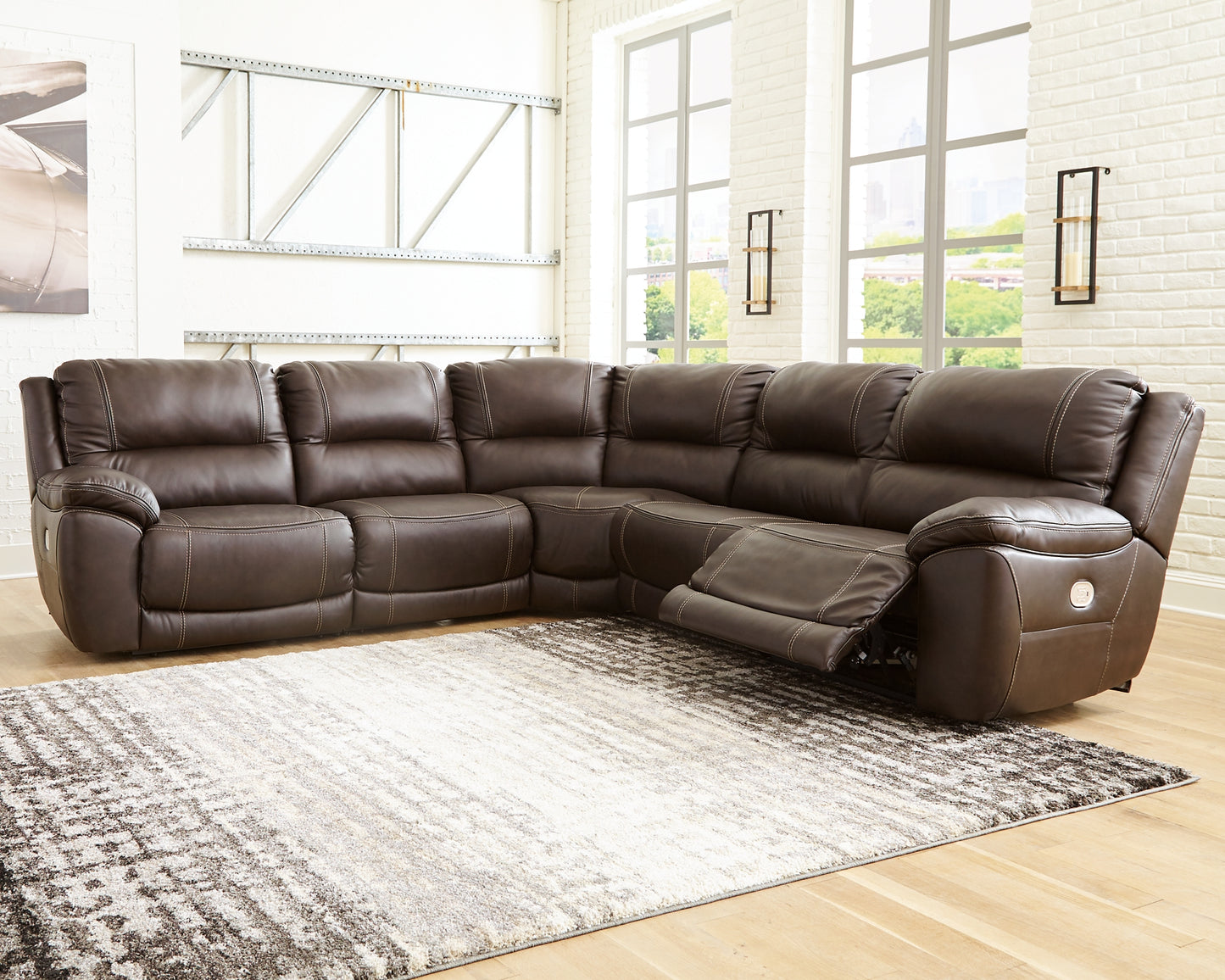 Dunleith 5-Piece Power Reclining Sectional