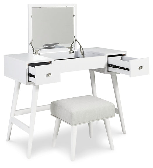 Ashley Express - Thadamere Vanity/UPH Stool (2/CN)