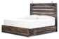 Drystan King Panel Bed with 2 Storage Drawers with Dresser