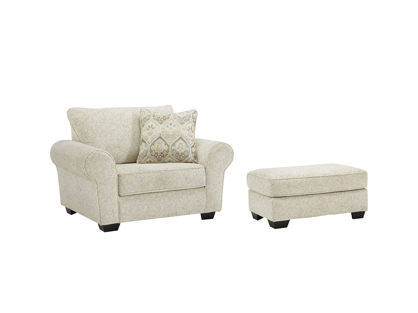 Haisley Chair and Ottoman