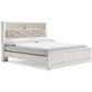 Altyra King Panel Bookcase Bed with Dresser