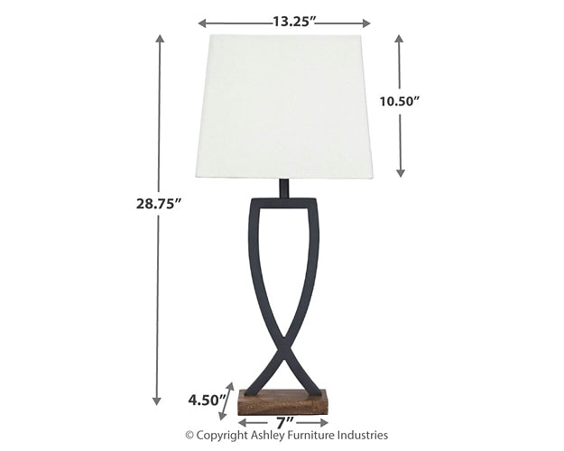 Ashley Express - Makara Metal Table Lamp (2/CN)