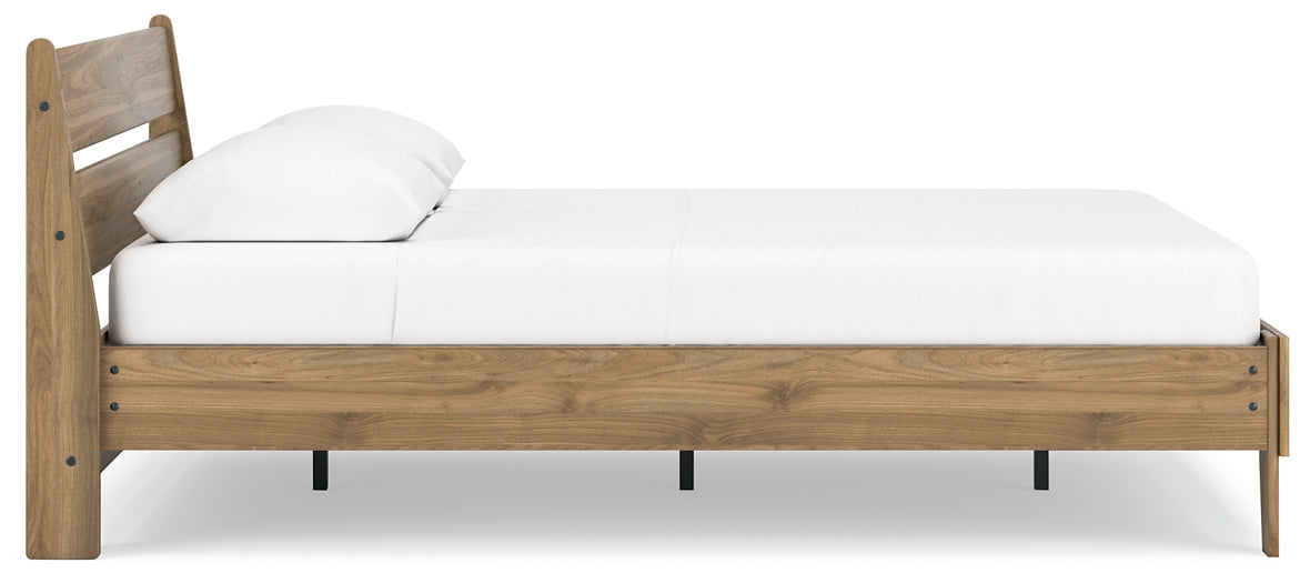 Ashley Express - Deanlow  Platform Panel Bed