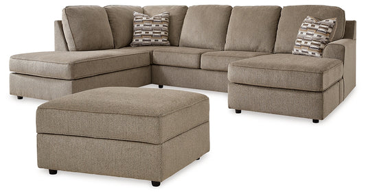 O'Phannon 2-Piece Sectional with Ottoman