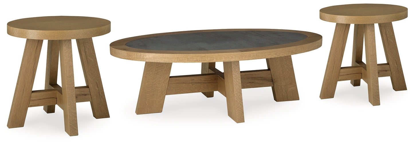 Ashley Express - Brinstead Coffee Table with 2 End Tables