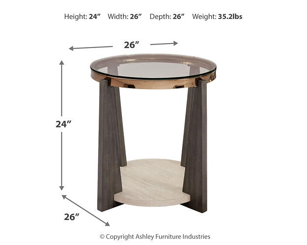 Ashley Express - Frazwa Round End Table