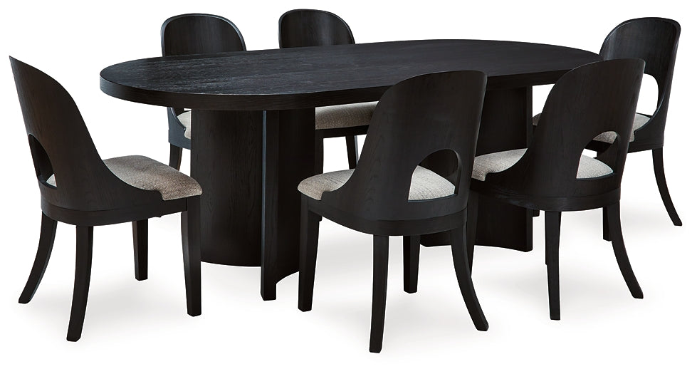 Rowanbeck Dining Table and 6 Chairs